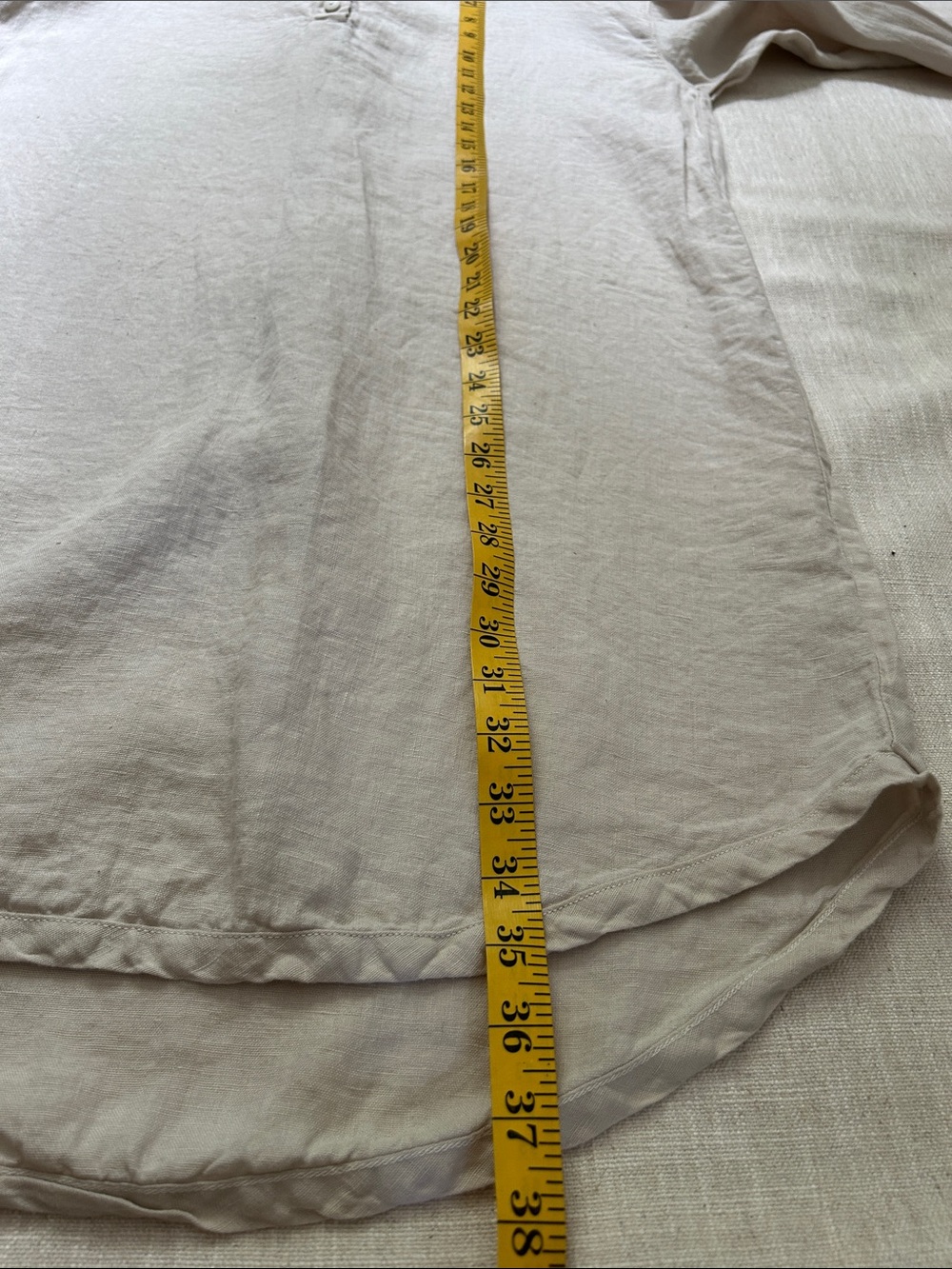 Parachute Linen House Dress Size Medium Midi Oversized Comfy Tunic/Nightshirt - Picture 11 of 15